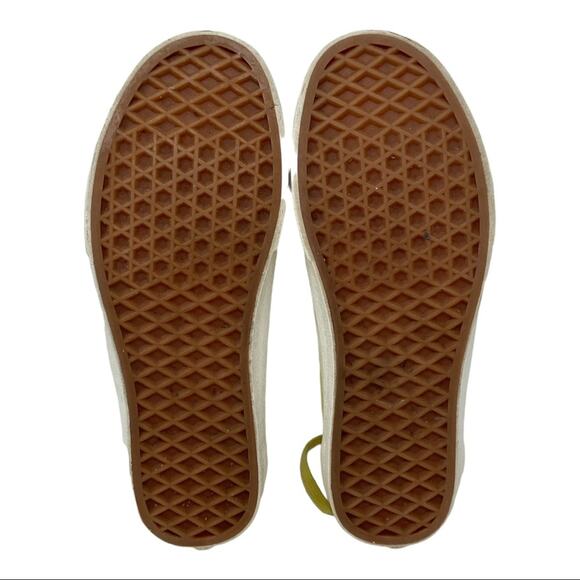 Vans Old Skool Yellow Pastel Leather Sneaker Unisex Size W 7 M 5.5 - Picture 7 of 10